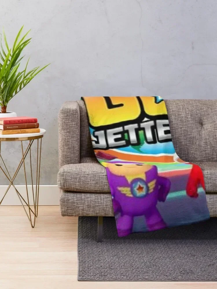 Go Jetters Design Throw Blanket Moving wednesday Blankets