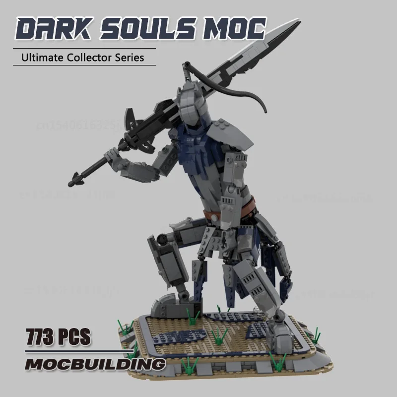 Dark MOC Souls Building Blocks Walker Model DIY Assembly Technology Bricks Collection Display Toys Children Gifts