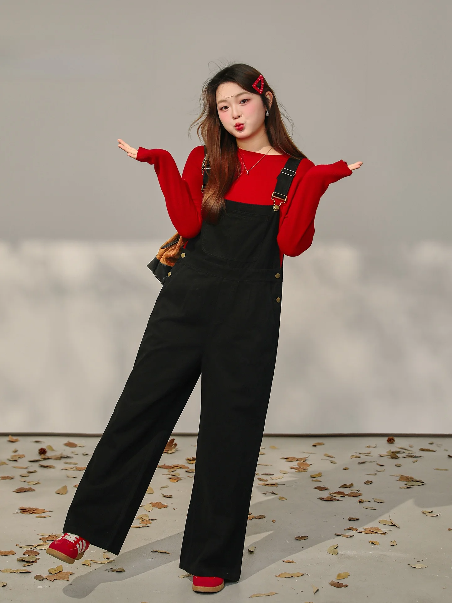 

Джинсовый комбинезон с высокой талией и прямыми штанинами из хлопка для женщин больших размеров, ретро-стиль, весенняя мода, одежда больших размеров, бренд DM00