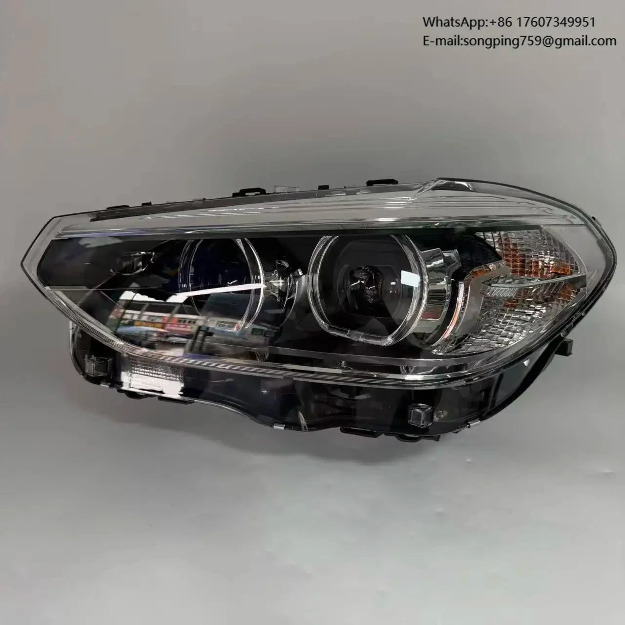 For BMW X3 X4 G01 G02 G08 Headlight Assembly Car Light Original LED AHL OEM 63117466123 63117466124