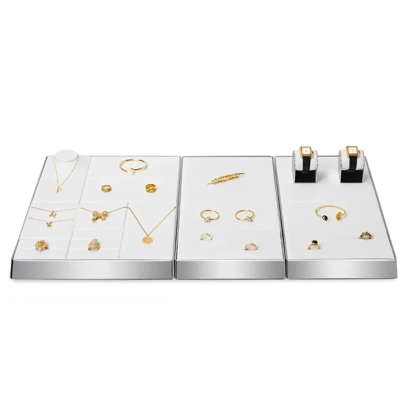 Jewelry ring display rack Ear studs necklace storage Bracelet display counter Jewelry display tray