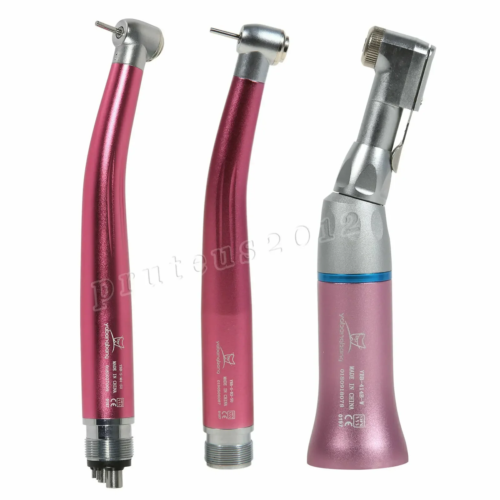 Dental Slow Low Contra angle Handpiece/Standard Head High Speed Handpiece 2/4 Hole NSK Pana Max Style pink Color dental supplies