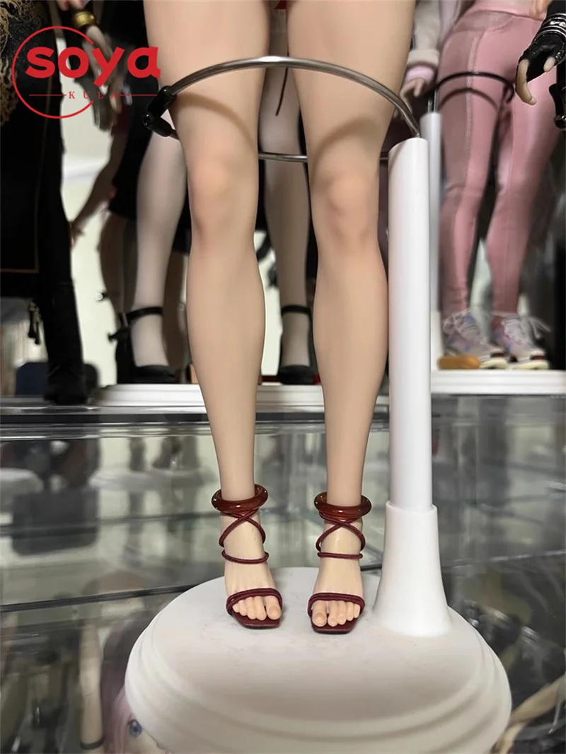 1/6 スケール シングルストラップ 薄いハイヒール シューズ モデル 分解可能 標準サイズ フィット 12 インチ TBL WB 女性兵士 アクションフィギュア ボディ