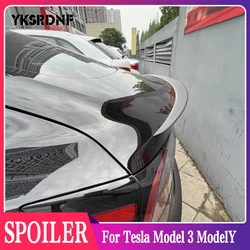 Rear Trunk Spoiler Wing Splitter For Tesla Model 3 Y 2016- 2019 2020 2021 2022 2023 Air Dam High-performance Tuning Accessories