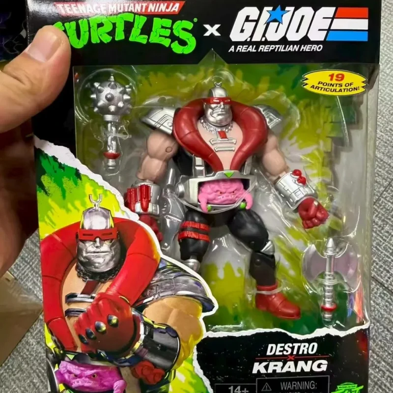 In Stock Teenage Mutant Ninja Turtles x GI.Joe Joint Series Movable Anime Figure Figure Collectible Decoration Model Toy Gfits