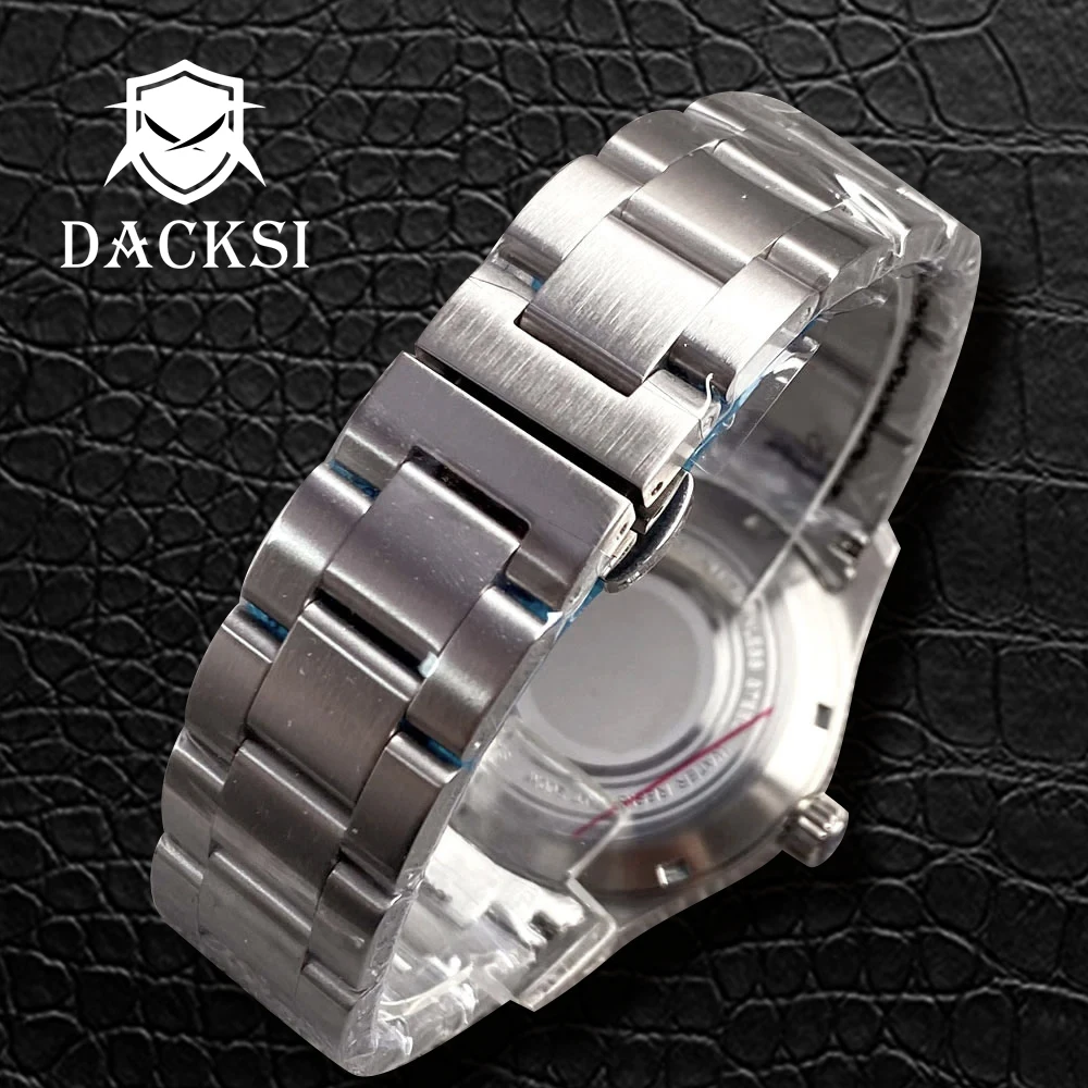 DACKSI NH34 GMT Movt 39mm Pilot Dive Automatic Watches for Men’s AR Sapphire Crystal Date Green Luminous Mechanical Wristwatches