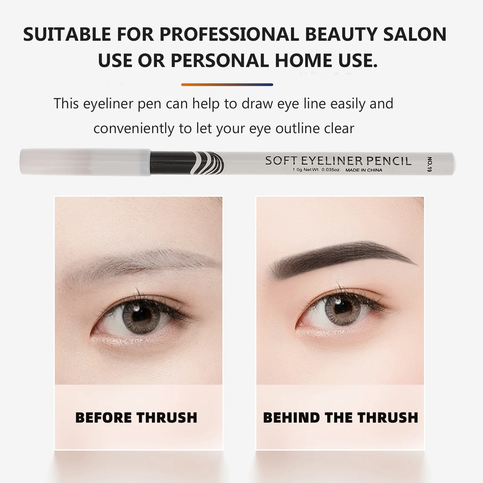 12 Stuks Multifunctionele Witte Eyeliner Pennen Hoogwaardige Make-Up Potloden Voor Ogen En Gezicht Benadrukken Draagbare Reizen-vriendelijke