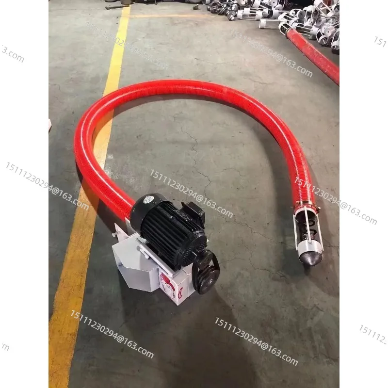 Grain   Conveyor Transport Rice Husk, Maize, Rice Paddy. Flexible Hose Pipe Auger Screw Conveyor  5m