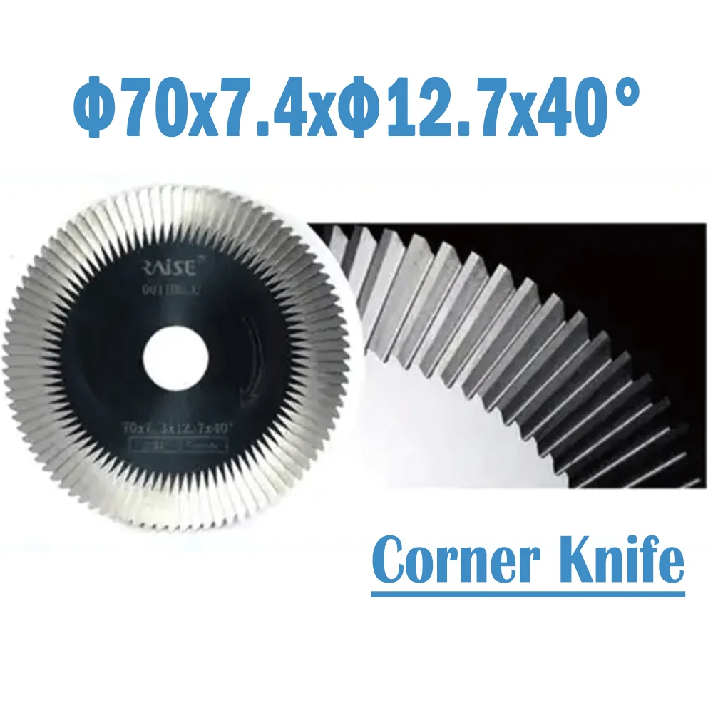 

Φ70x7.4xΦ12.7x40° Key Machine Cutter HSS M35-Coating Corner Knife Angle Miling Cutter For 3D Xtreme S and Xtreme