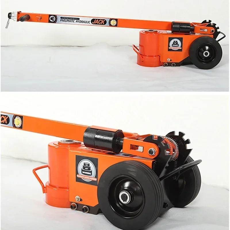 New Upgrade 0.8-1.2Mpa Pneumatic Jack 30 Tons New V Big Car Hydraulic  Top Double Section Auto Repair