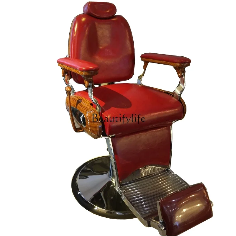 

yj32 Hair salon professional swivel chair high-end reclining shaving oil head chair