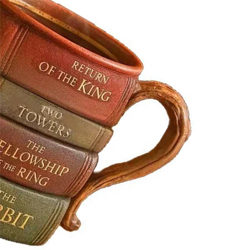 

HLZS-For Book-Shaped Coffee Mugs For Book Lovers Drinkware Literary Series Collection Options