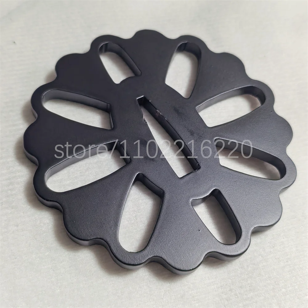 Very Unique Black Steel Tsuba Handguard Iron Guard For Real Japanese Japan Samurai Katana Sword Fittings Accessory New