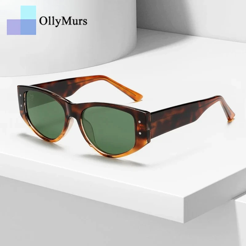 

OLLYMURS Women's Eyepieces Sunglasses Men Sun Glasses for Man Lunette Zonnebril Dames Sunglass Woman Eyewear Lenses Vintage Male