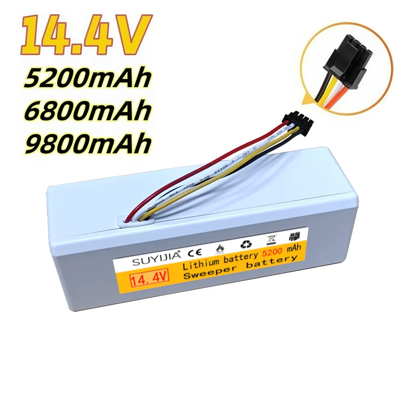 14.4V Sweeper Robot Battery 1C P1904-4S2P-MM Suitable for Xiaomi Mijia Vacuum Cleaner Sweeper Robot Replacement Battery G1