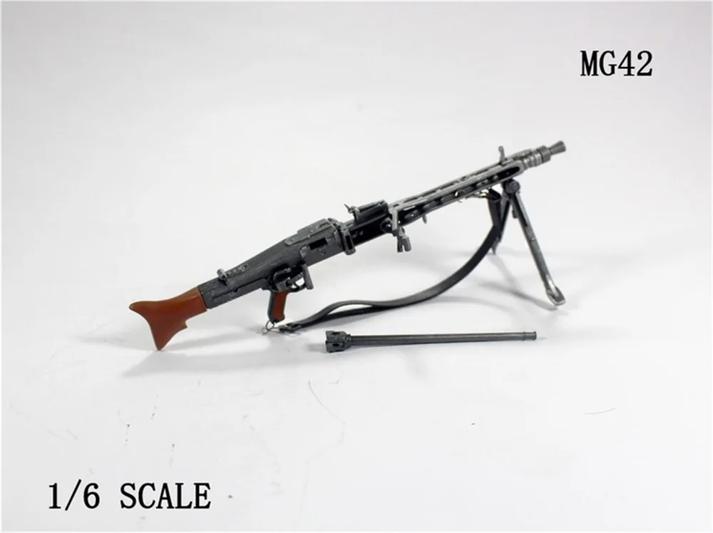 Wwii Serie 1/6th Dml MG42 Machine Gun Pvc Materiaal Kan Niet Worden Ontslagen Model Voor Action Figure Scene component