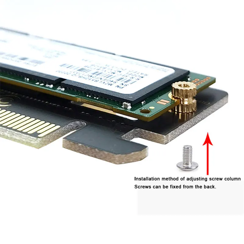 JCD 1pc M. 2 NVME SSD to PCIE 4.0 x4 x8 x16 Desktop SSD Solid State Drive Adapter Card Expansion Card 2230 2242 2260 2280 Size