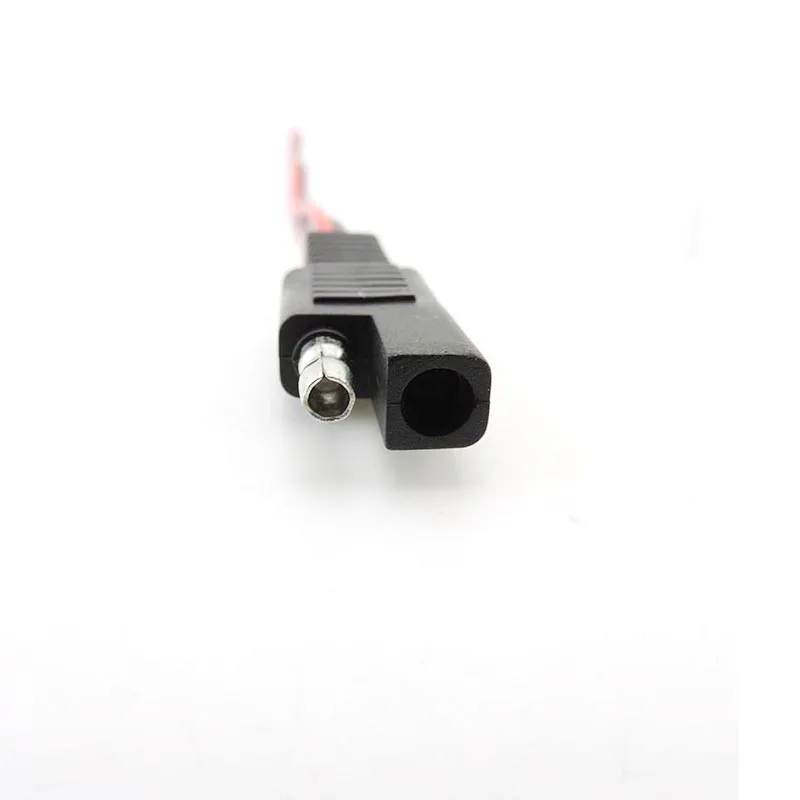 2pcs DIY Fêmea SAE Fio 10A Poder Automotivo Cabo de Extensão 30cm 18AWG 2Pin com Cabo Conector SAE 30cm
