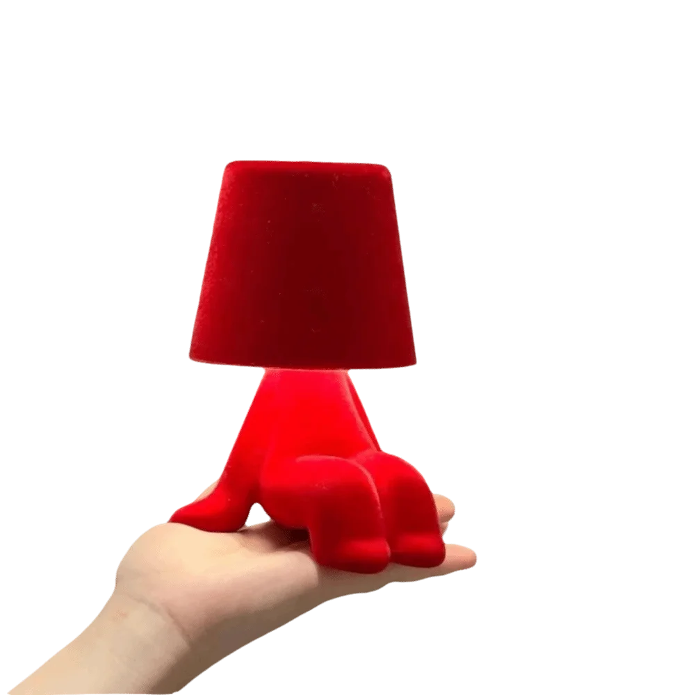 Touch Control Table Lamp Colorful Design Flocking Texture Night Lamp Creative Shape Mini Size Bedside Lamp Children's Room