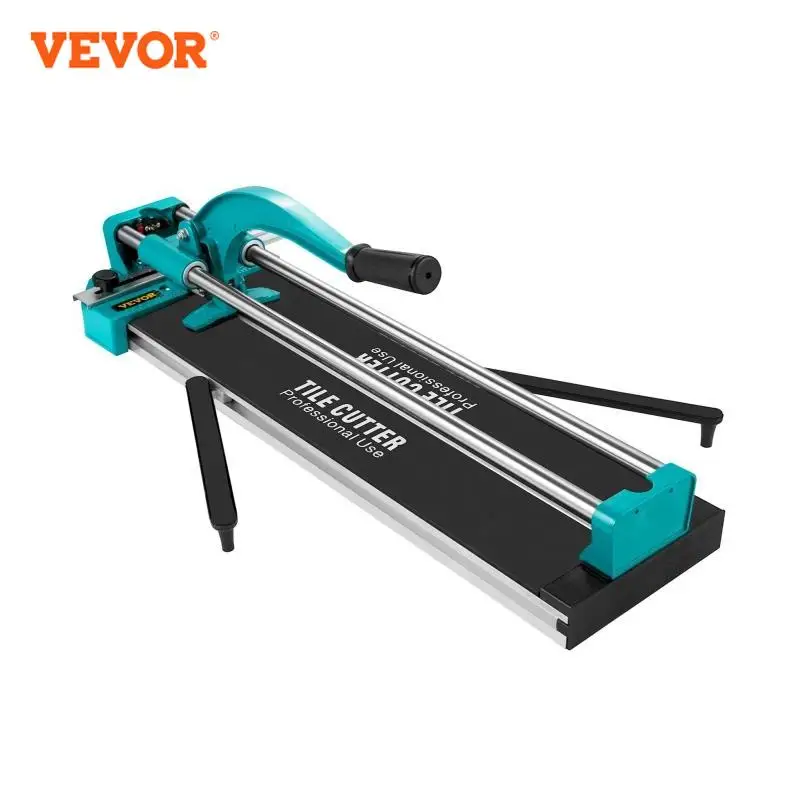 VEVOR 24 Inch Manual Tile Cutter Double Rails, Professional Tile Cutter with Alloy Cutting Wheel for Porcelain and Ceramic Tiles