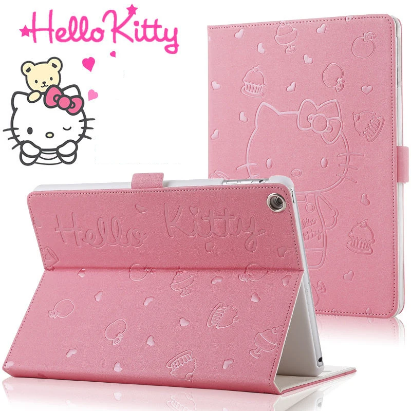 Hello Kitty Smart Stand Case per IPad Air 3 4 9.7 10.2 10.5 10.9 Pro 11 pollici 2021 I Pad Mini 5 4 2 1 Cover in pelle