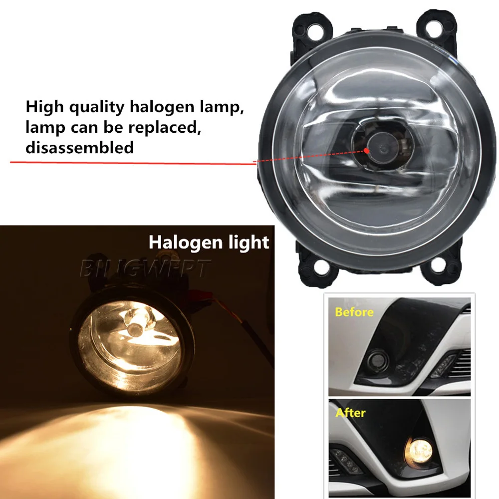 Car Styling 9-Pieces LED Fog Light Fog Lamp for Citroen C4 AirCross 2013 2014 2015 2016 2017 H11 12V Halogen Fog Lights Lamp DRL