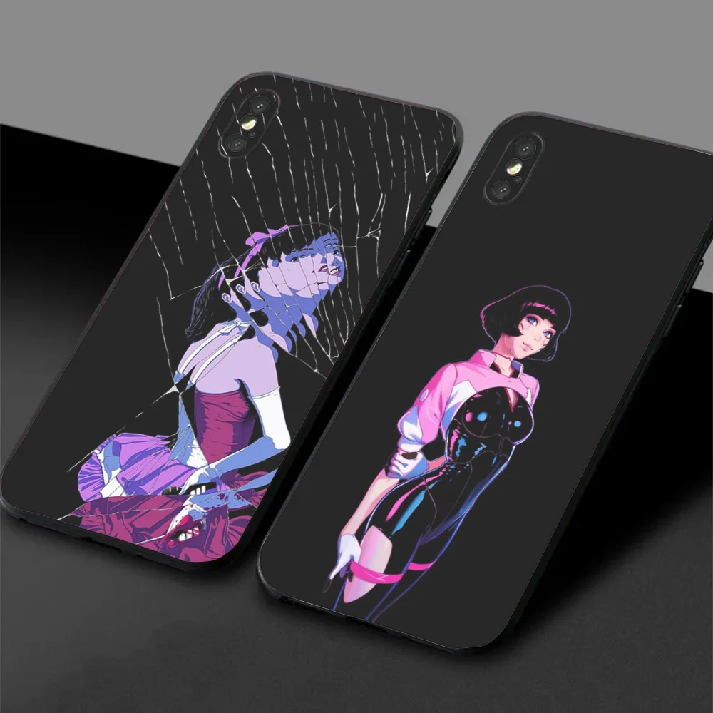 P-Perfect B-Blue Anime Phone Case For Samsung S24,23,22,30,21,10,9,Ultra,Plus,Lite,FE,5G Black Soft Case