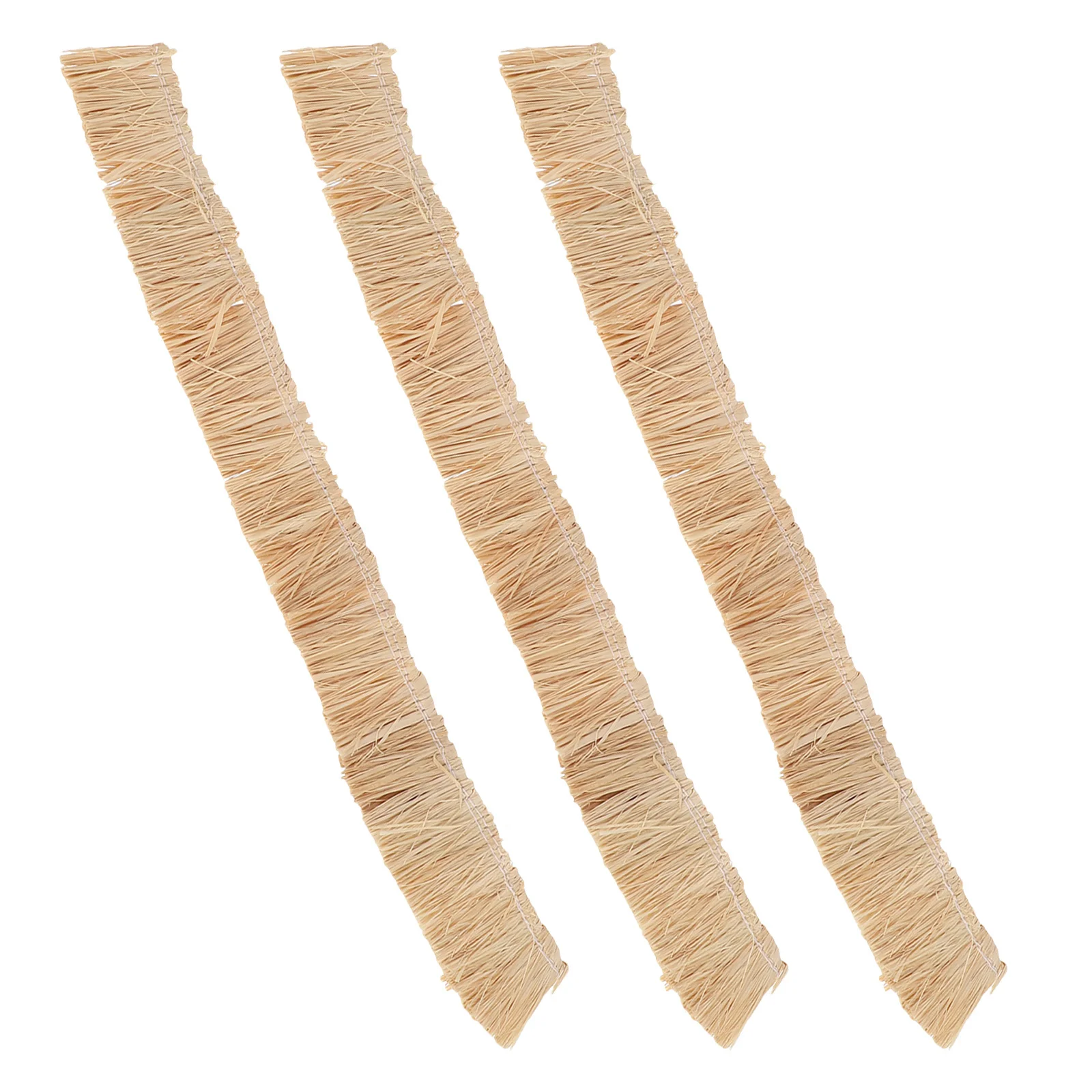 

9Pcs Faux Thatch Roof Micro Architecture Artificial Straw Rolls Small Grass Roof Decoration for Miniature House DIY Fairy Garden