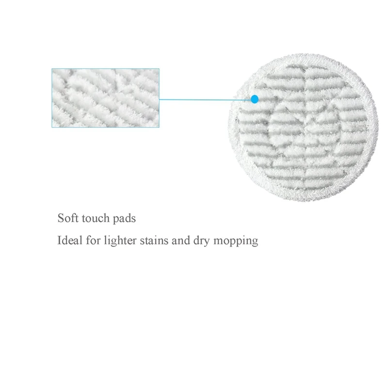 แผ่นไม้ถูพื้น6ชิ้นใช้ได้กับฉลาม S7000 S7001 T2ชิ้นส่วนไม้ถูพื้นไอน้ำ U6002 T21