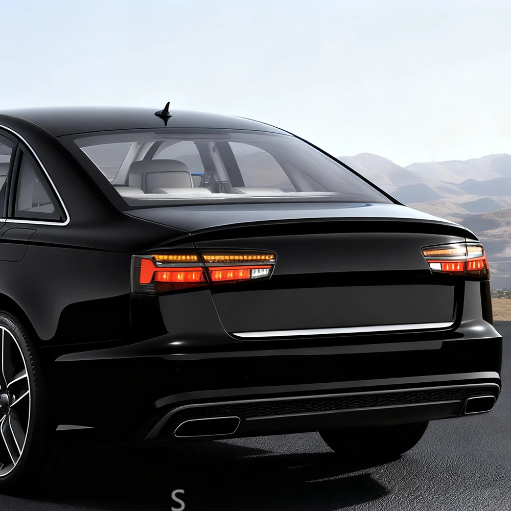 

Для Audi A6 C7 A6L S6 2012-2018: Новые динамические светодиодные задние фонари в сборе, обновленные, с функцией Plug and Play, аксессуары для автомобиля