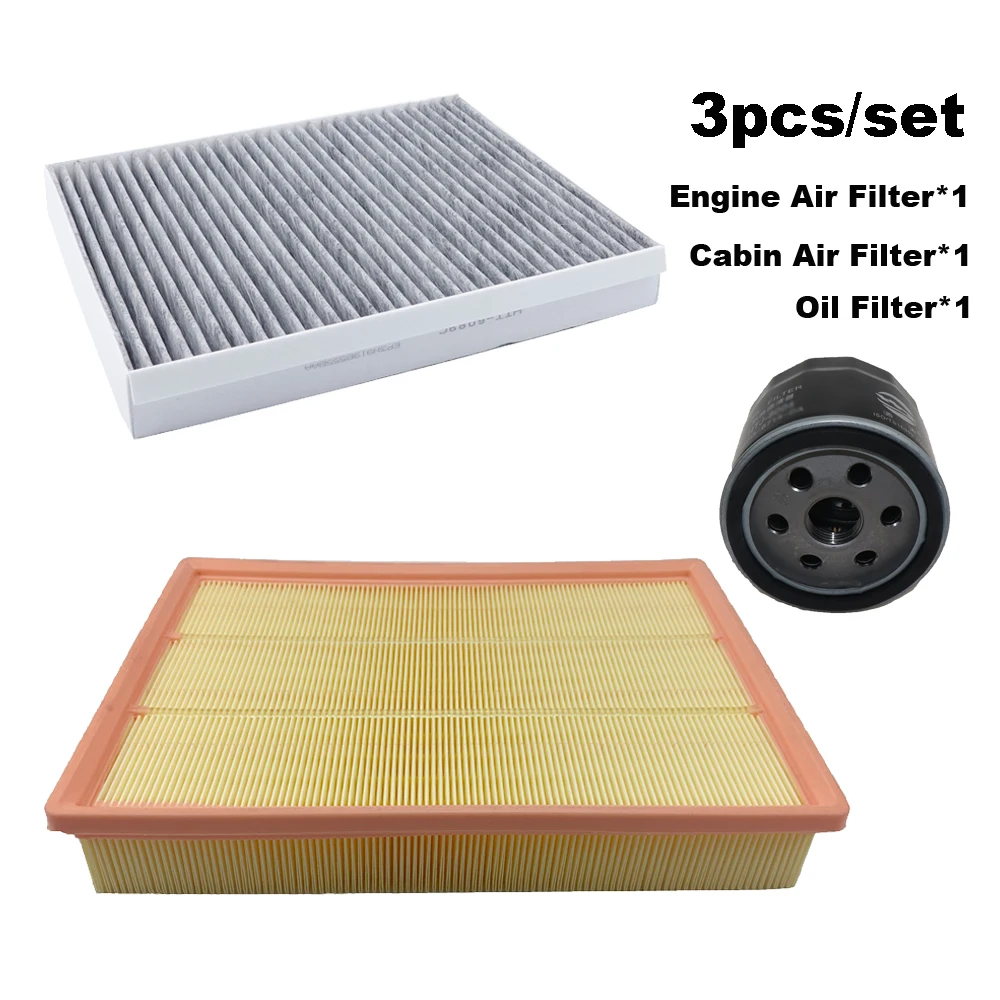 

Filter Kit For Ford Ranger 2.3T 2023 2024 Oil Filter&Air Filter&A/C Cabin Interior Filter 3pcs