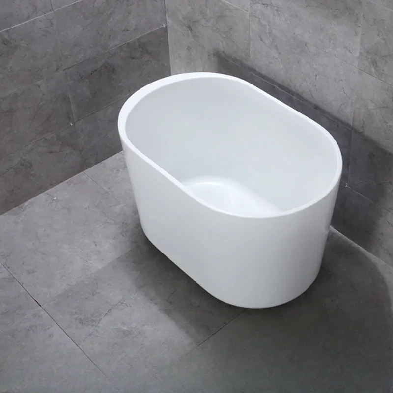 

Bathtub Free-standing Small Apartment Family Children Adult Mini Ordinary Bathtub