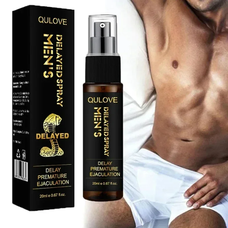 20ML Delay Spray for Men Anti Premature Ejaculation Male Prolong 60 Minutes Penis Enlargement Fast Erection Adult Sex Products