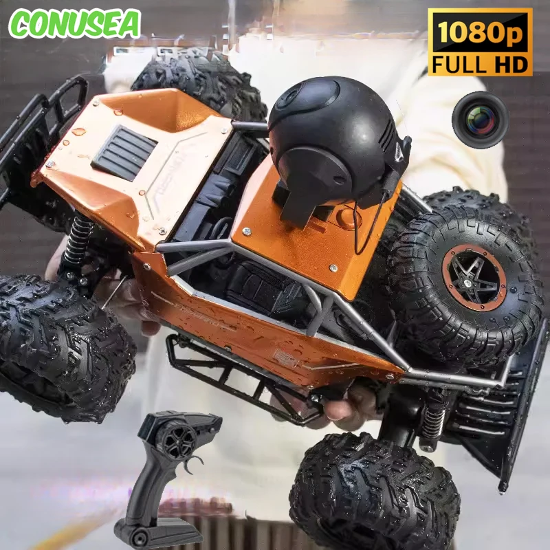 1/14 Rc Car with Camera 1080P 720P Alloy High-Speed Off-Road Climbing Cars Wifi Fpv Drift Driting Remote Control Buggy Toys Boys