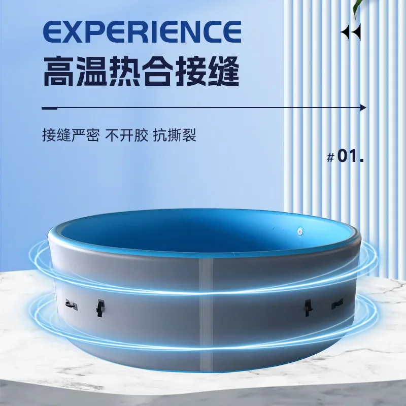 

2026 4m Double Wall Fabric Inflatable Pool Outdoor Adults Kids Swimming Pool