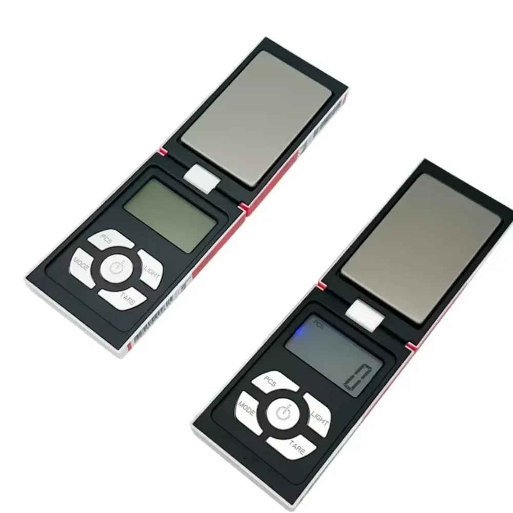 

500g/0.1g-0.01g cigarette box shaped mini electronic digital jewelry gold weight scale precision measuring tool creative design