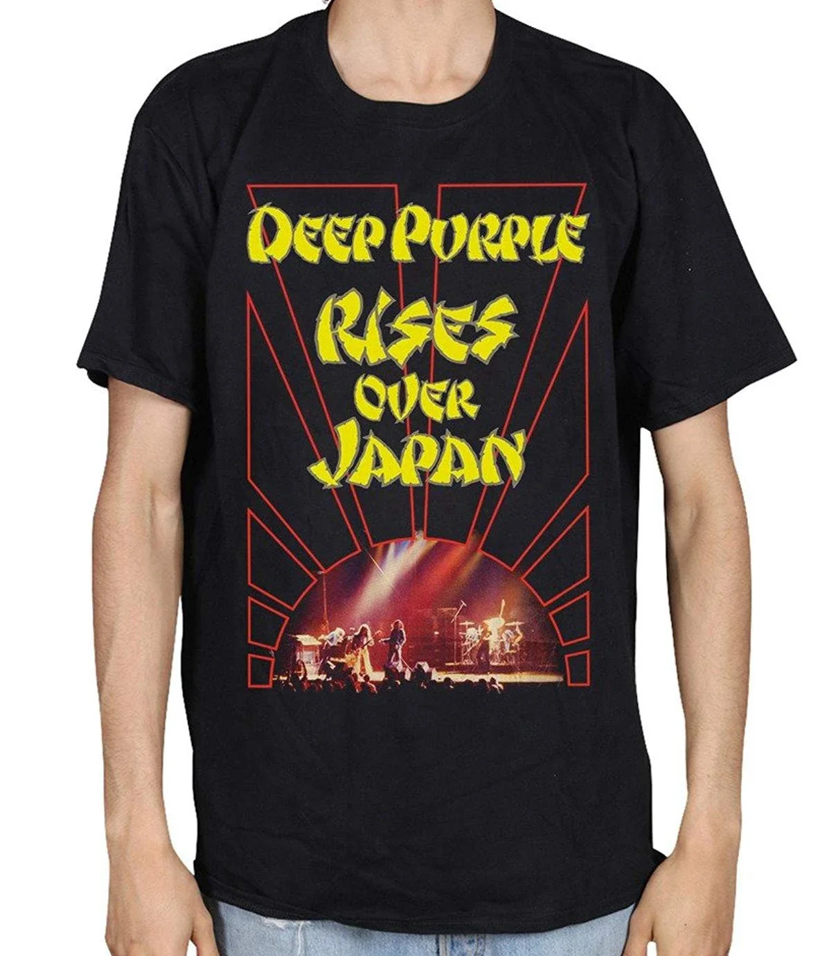 

Official Deep Purple Rises Over Japan Unisex T-Shirt Come Taste The Band 2018 Hot Sale New Men'S T Shirt