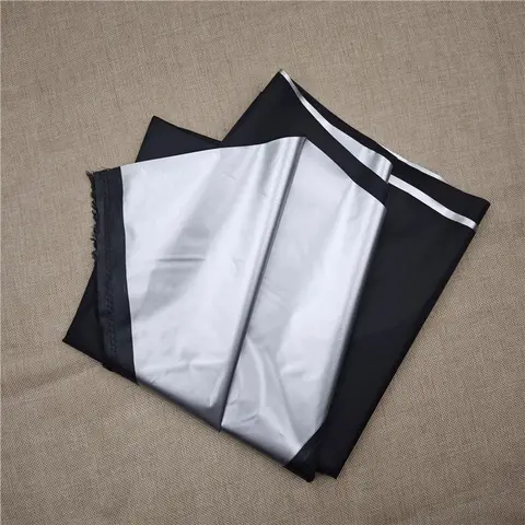 UV-Blocking Black Silver-Coated Laboratory Fabric Sun-Shading Heat Insulation Opaque for Curtain Sewing Accessories Wholesale