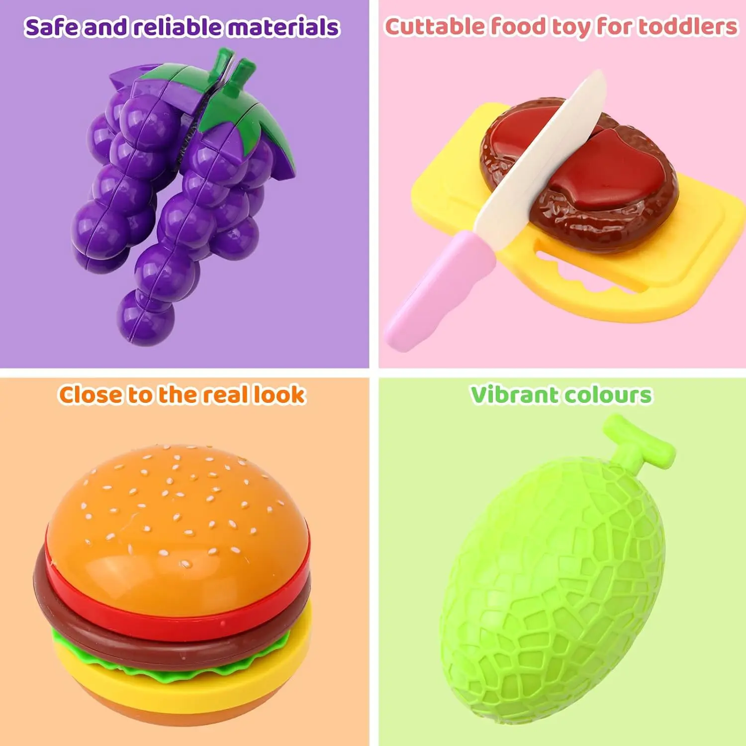 Educational Toy Plastic Kitchen Toy Set Cut Fruit and Vegetable Food Play House Simulation Toys Early Education Kids Toys