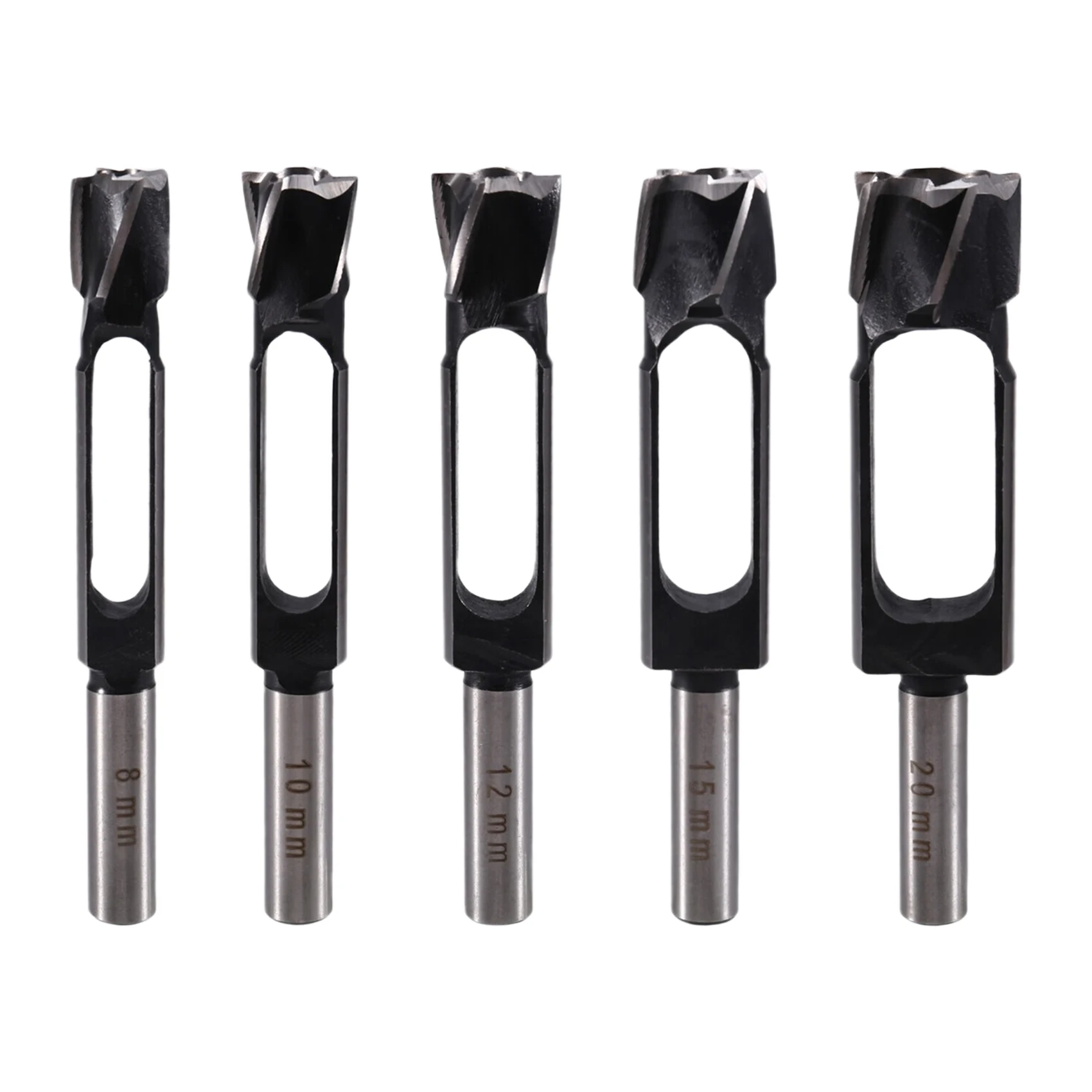 

High Quality-5PC Woodworking Drill Round Wood Tenon Drill 8-20Mm High Speed Bit Sleeve Hole Drill,5PC Woodworking Drill Round Wo