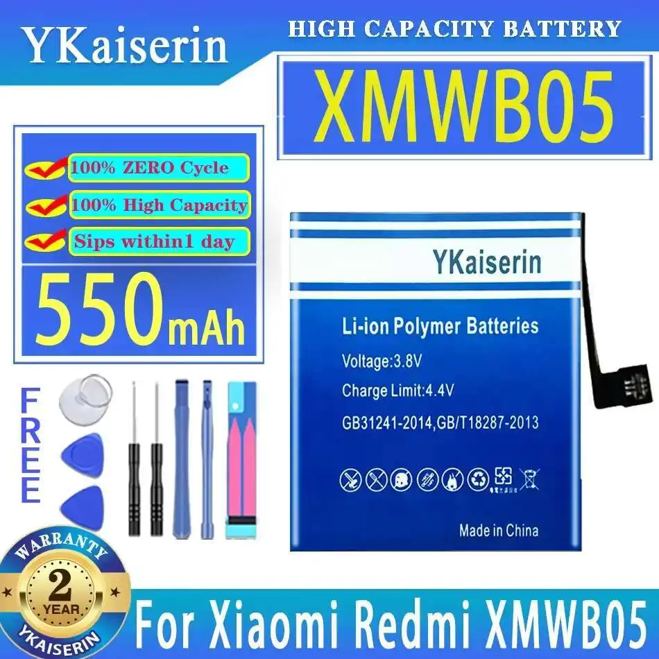

Watch Battery For Xiaomi Redmi XMWB05 550Mah Reliable Replacement