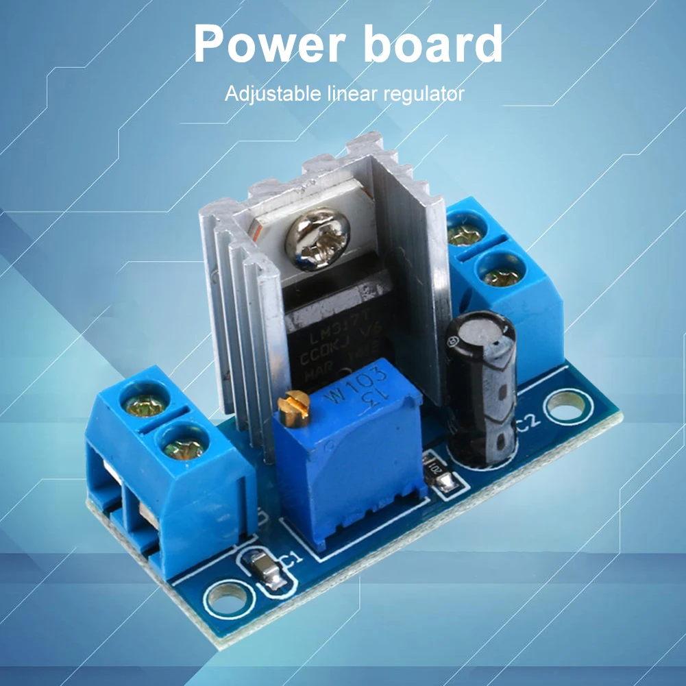 قابل للتعديل الجهد المنظم امدادات الطاقة باك التنحي LM317 DC-DC محول المدخلات 4.5 فولت-40 فولت الجهد استقرار ل MP3 MP4 PSP