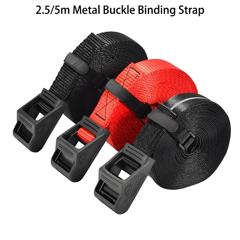 Car All-Inclusive Sheath Pressure Buckle Straps Car Luggage Rack Cargo Straps Tensioner Roof Luggage Tightener