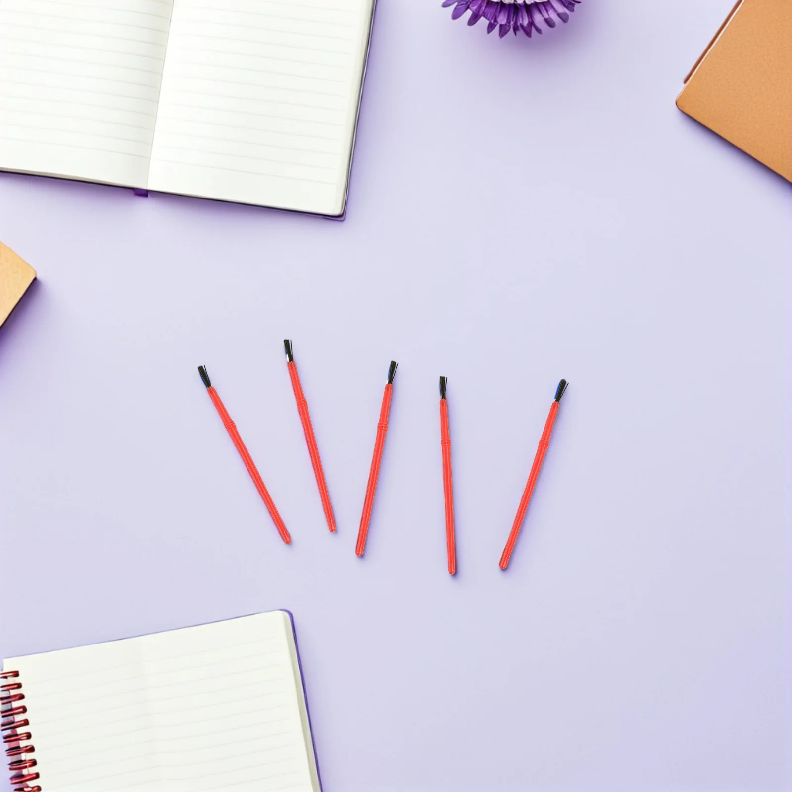 

Art Paintbrush Set 50Pcs Watercolor Painting Brushes for Students Kids Basic Scribble Brush Kit Fine Tip Plastic Colorful