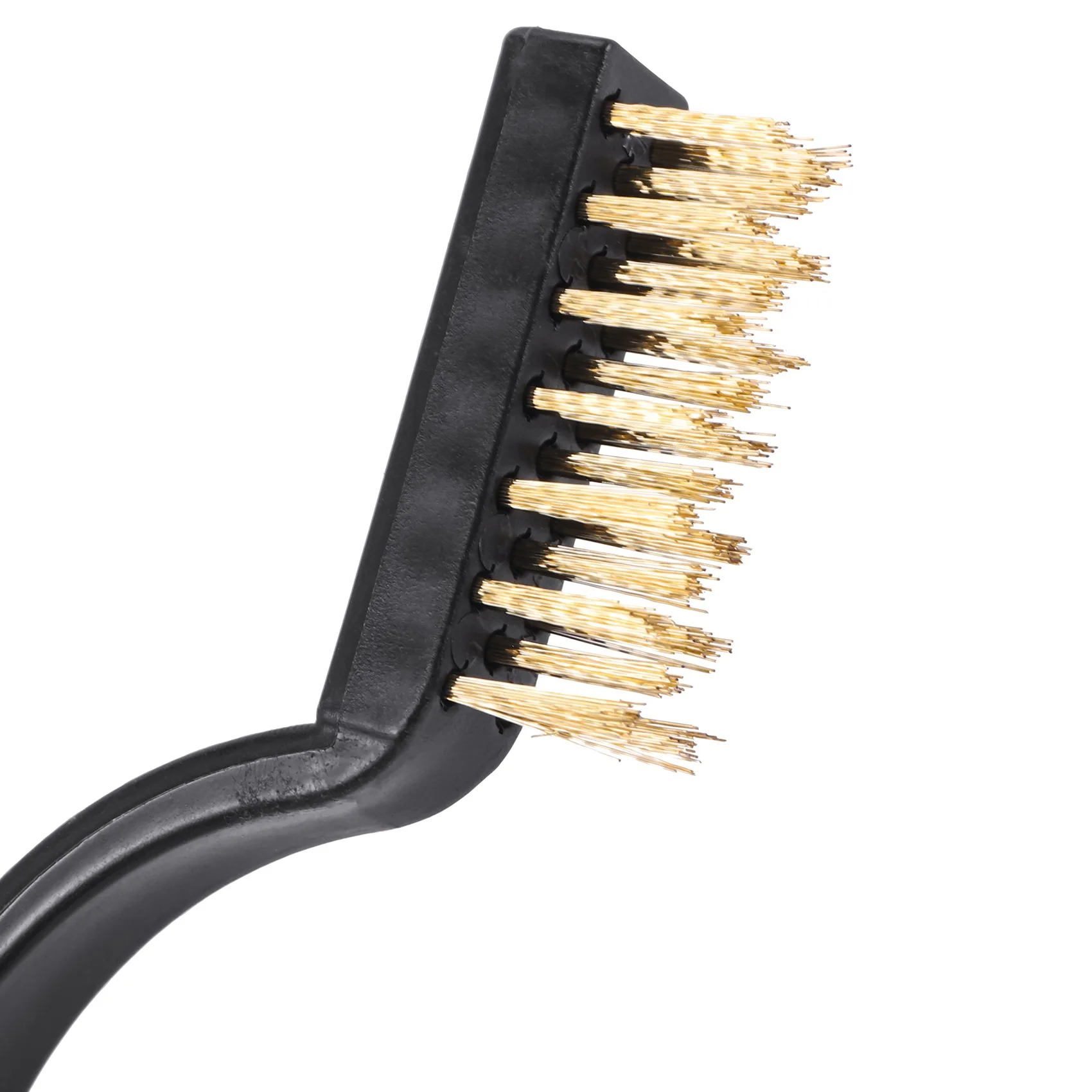 A84E-20 Pcs Wire Brush Metal Brush For Cleaning Welding Slag And Rust Scratch Brush Curved Handle Slag Brush Wire Rust Brush