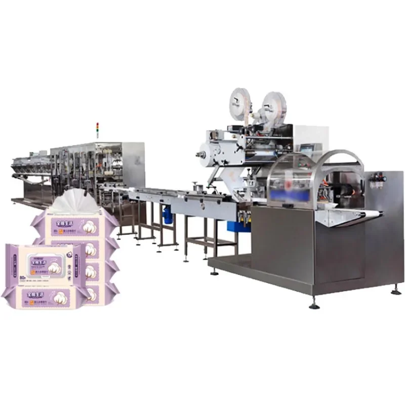 Canister Wet Wipes Machinery Tissue Making Machine With Perforation Line