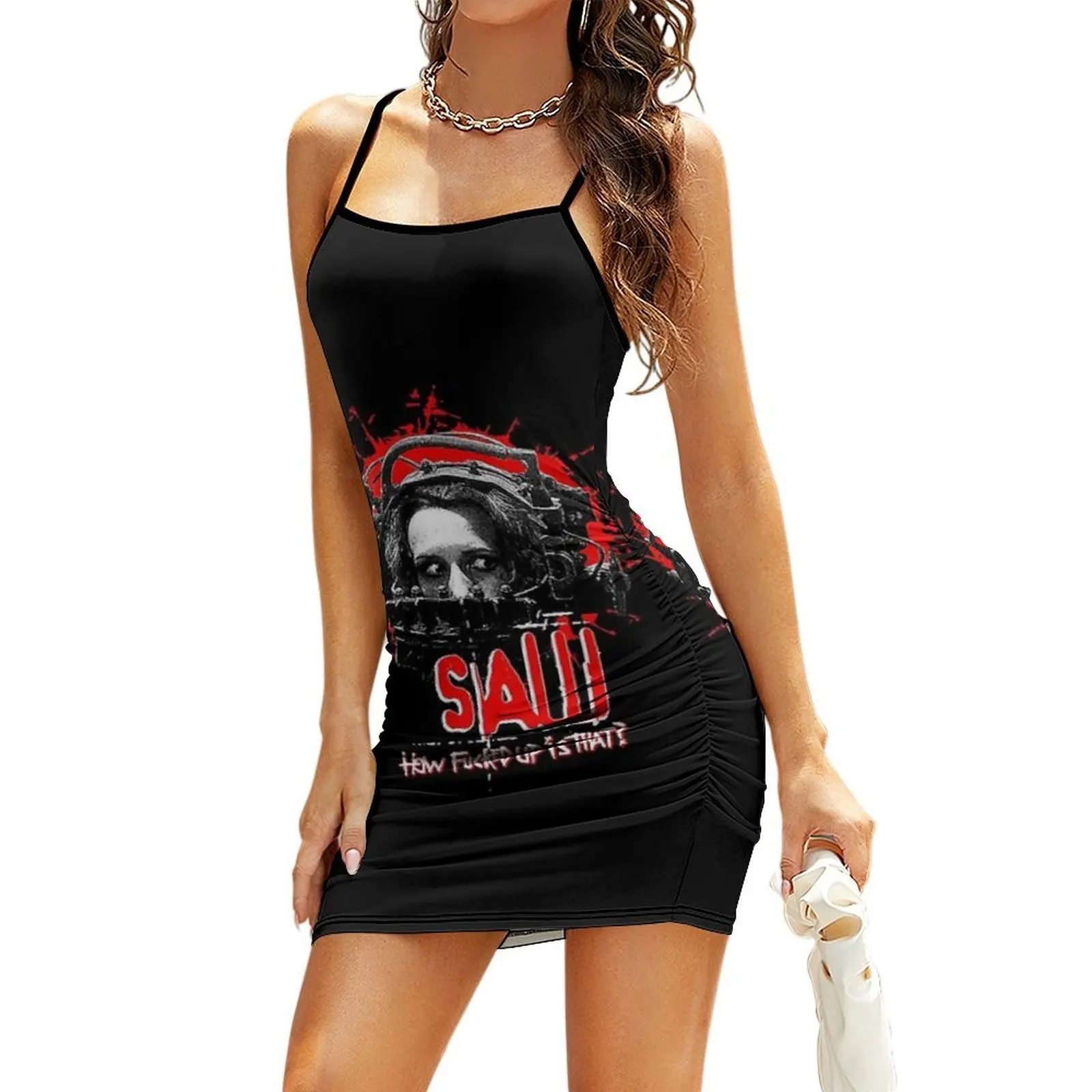 

Saw Horror Movie Sling Dress dresses for special events women formal occasion dresses party dresses woman