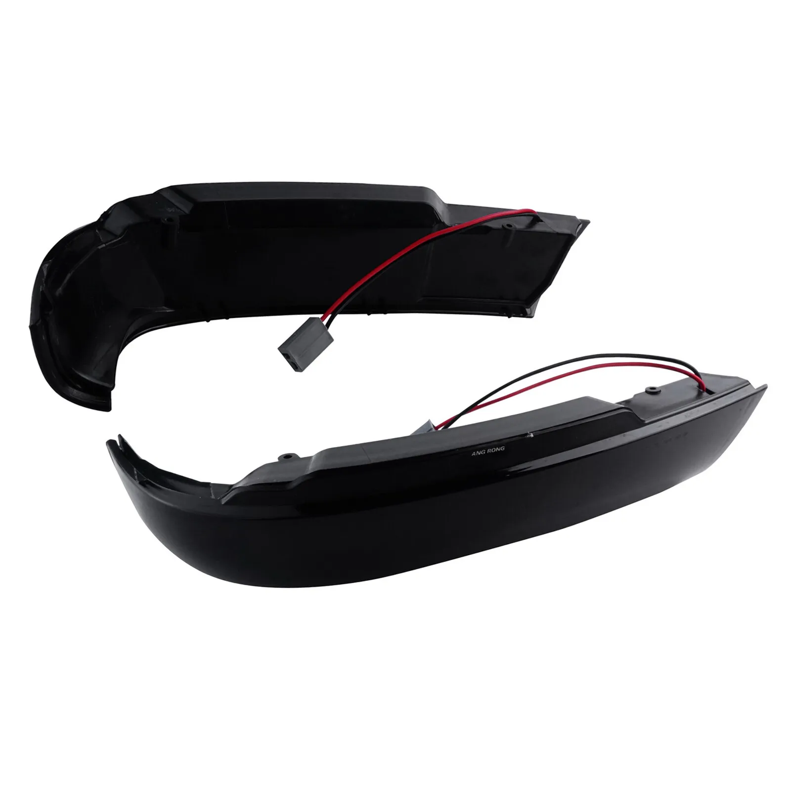 1 Pair Dynamic LED Side Rearview Wing Door Mirror Indicator Sequential Turn Signal Light Amber For 02-06 VW Touareg 7L