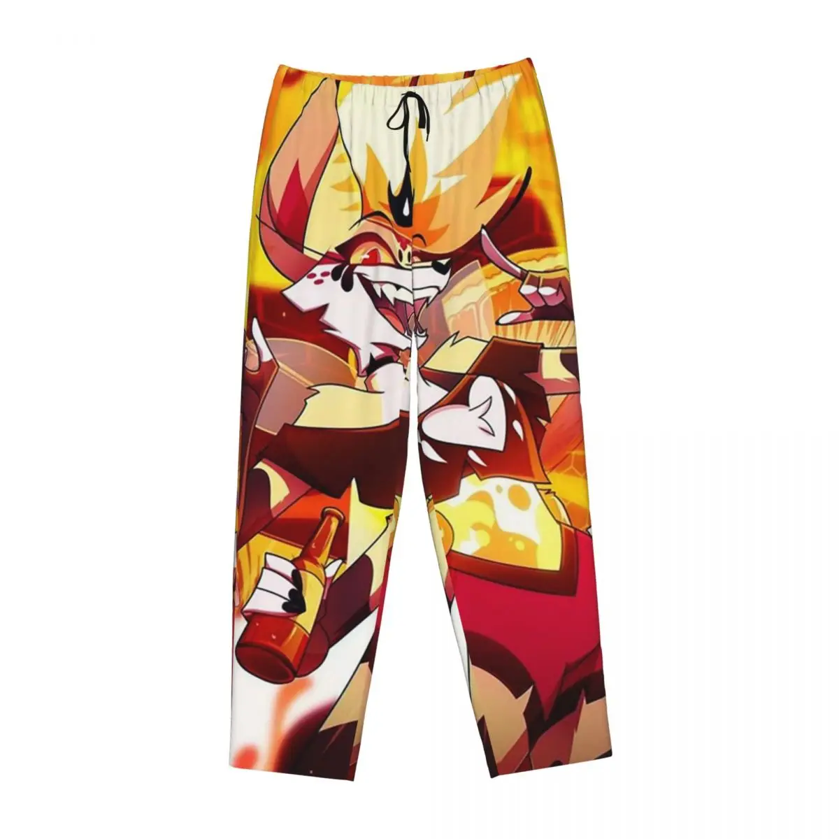 

Женские пижамные брюки Custom Helluva Boss Beelzebub для дома и сна с карманами