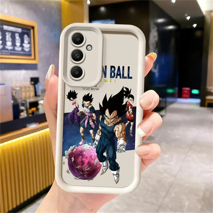 เคสโทรศัพท์สำหรับ Samsung Galaxy A25 A51 A53 A54 A35 A73 A72 A71 A55 A52 A06 A15 เคสนิ่มลายการ์ตูนดราก้อนบอล เวเจต้า
